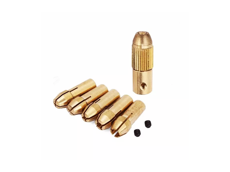 Mini Brass Drill Chuck with 5 Sizes Chuck - Image 1